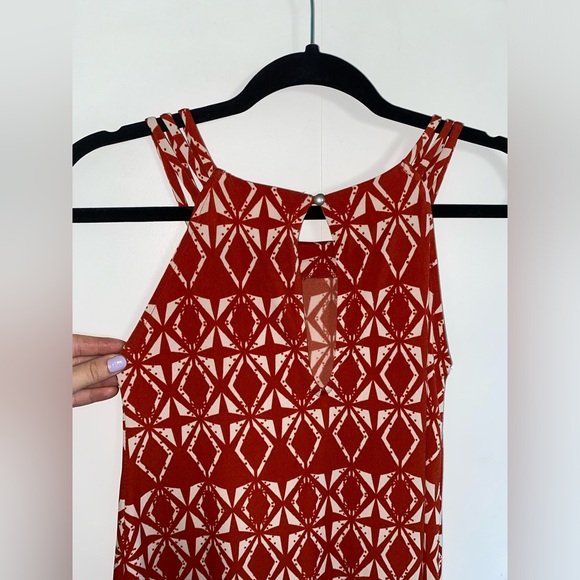 Banana Republic Orange Patterned XS Dress - Picture 5 of 7